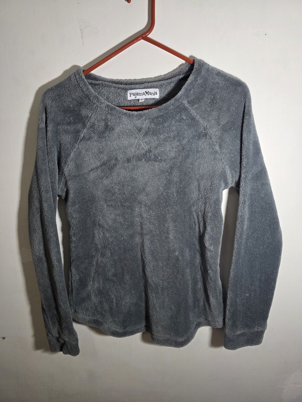 Women's Cozy Plush Long Sleeve Tee - Gray